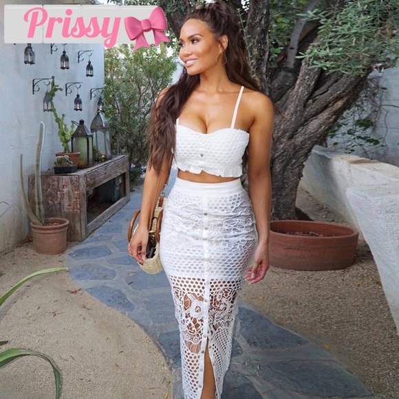 Dresses & Skirts - 💝Lace Maxi Skirt & Top Set 💝